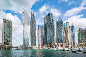 High rise buildings in United Arab Emirates