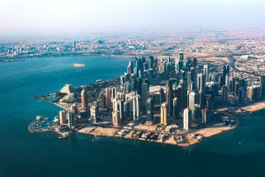 a picture of scenery view in Qatar