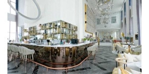 Luxurious Lounge at SLS Dubai Hotels and Residences
